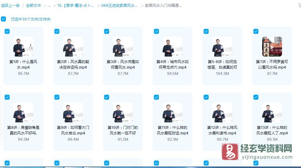 图片[2]_王进武《家居风水入门与精通》（视频36讲）_易经玄学资料网