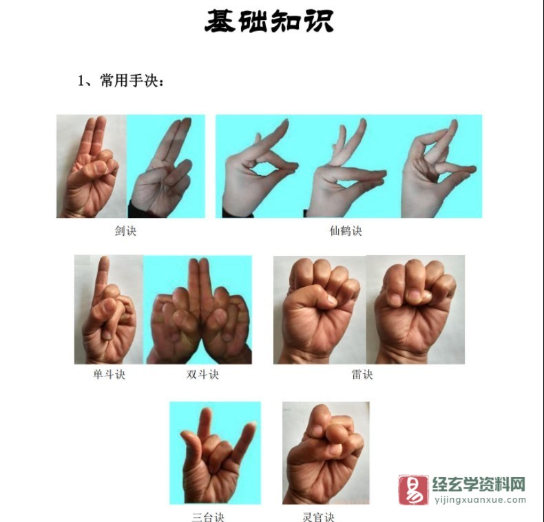 道教符咒《符咒学习笔记》PDF电子版_易经玄学资料网