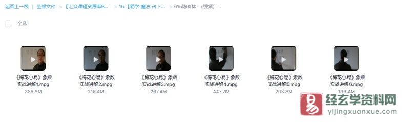 陈春林:梅花易数象数实战讲解教程_易经玄学资料网