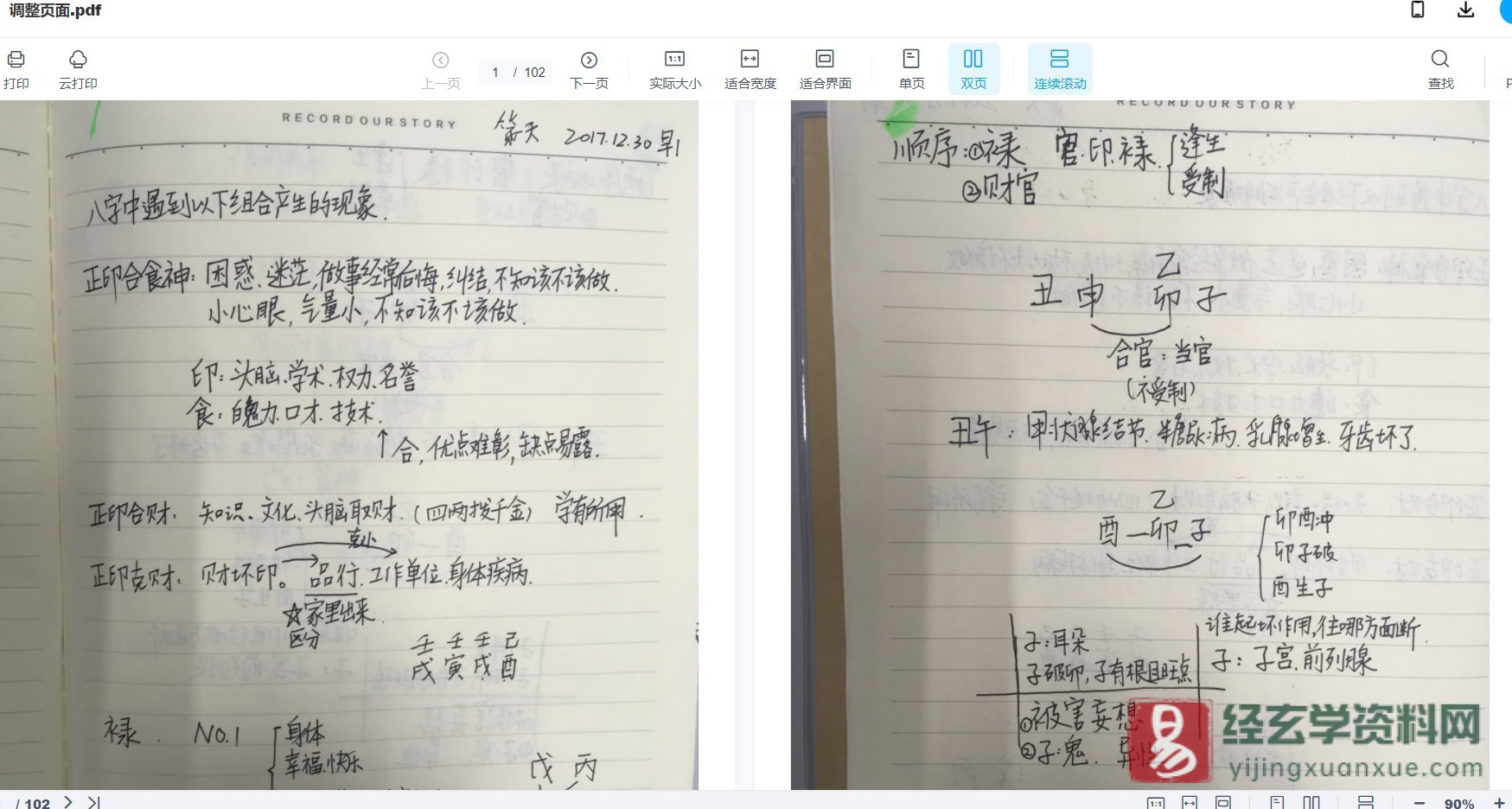 图片[3]_杨清娟盲派命理2018年广州班（8天课程录音+PDF笔记102页）_易经玄学资料网