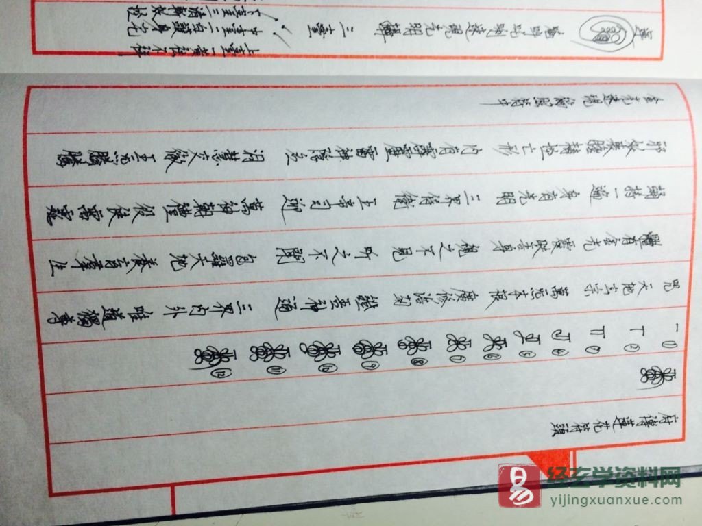 图片[2]_道家符咒抄本《道家符箓秘旨》36元帅散形 图片资料（28页）_易经玄学资料网