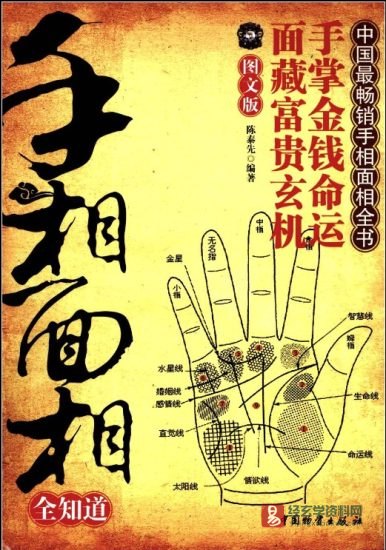 陈泰先著《手相面相全知道》完整版PDF电子书_易经玄学资料网