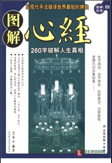 吉布著《图解心经:260字说破解人生真相》PDF电子书_易经玄学资料网