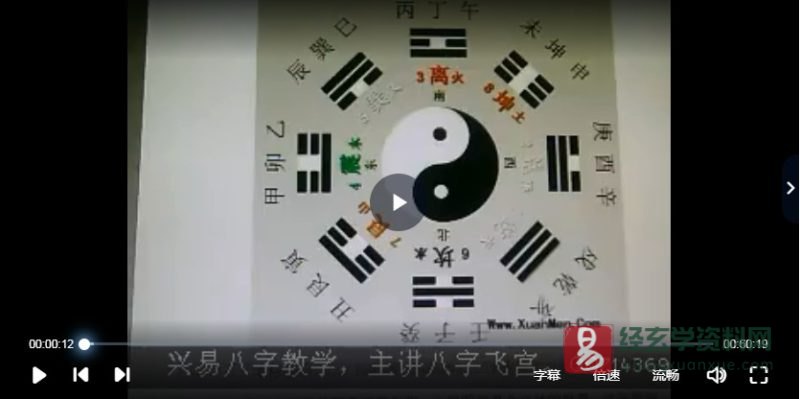 兴易老师《八字飞宫》课程_易经玄学资料网