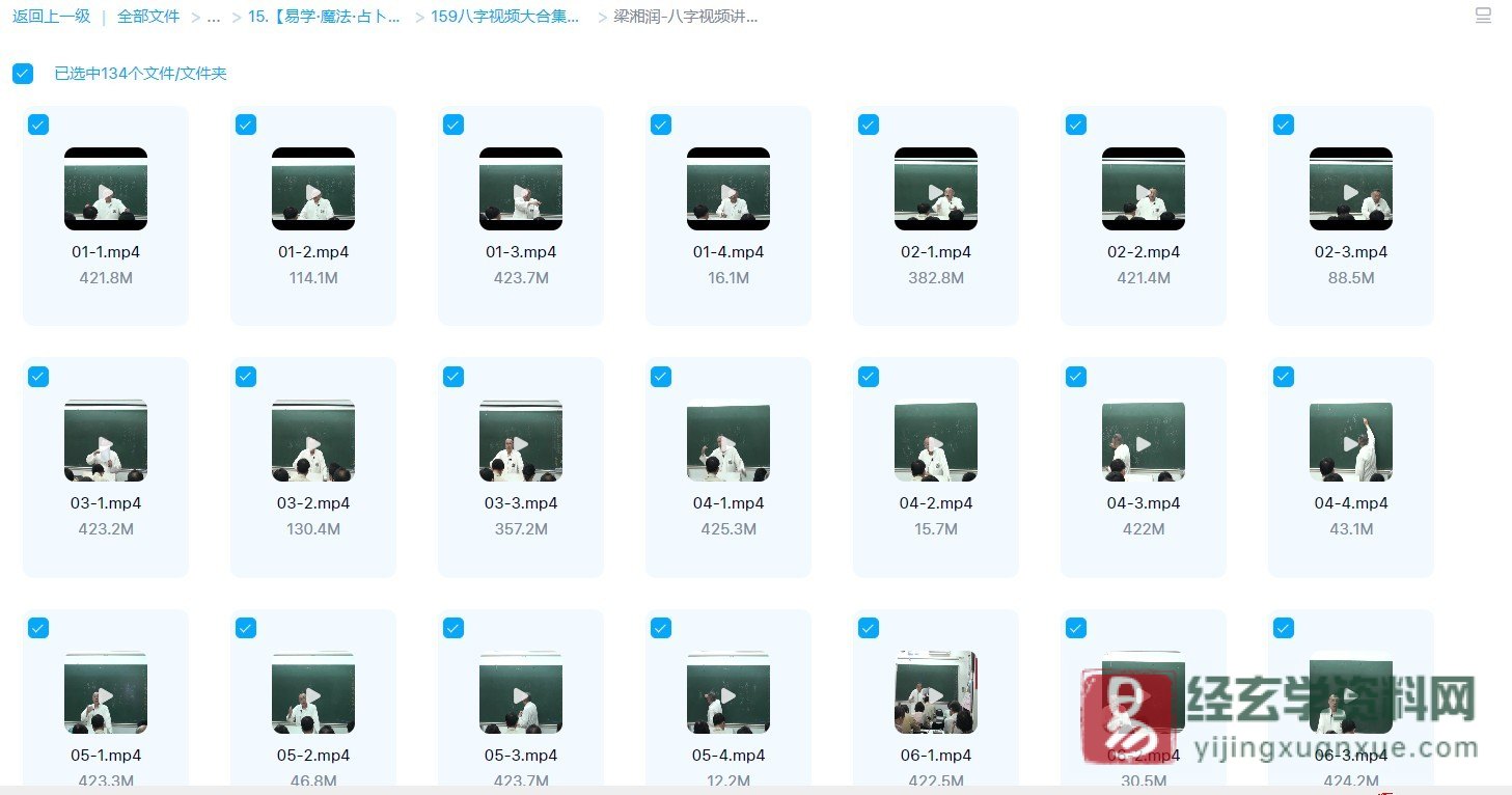图片[2]_梁湘润-八字视频讲座（38讲133个视频+30个讲义笔记电子书资料合集）_易经玄学资料网