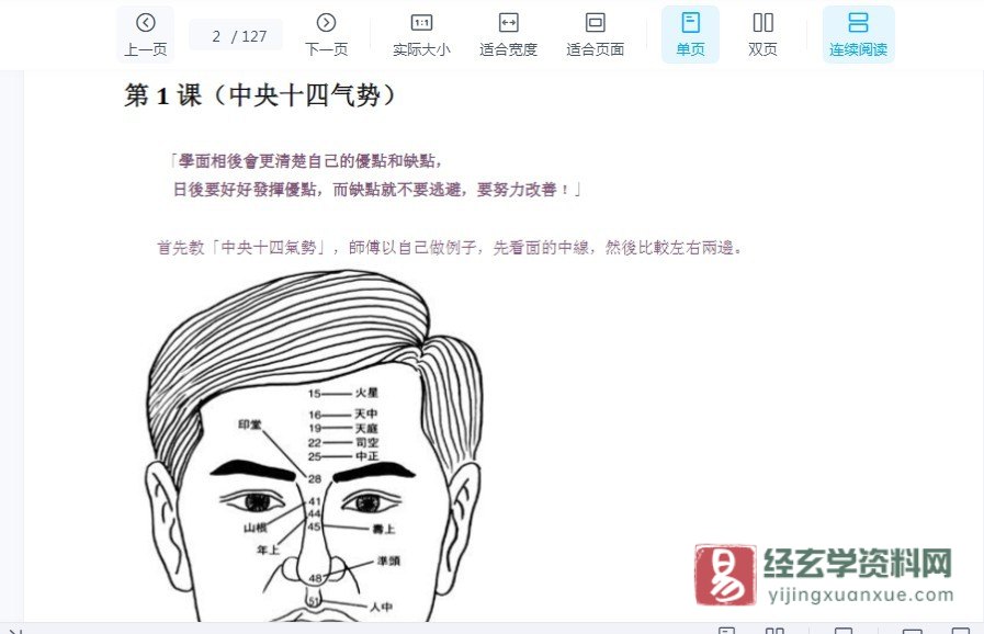 图片[2]_苏民峰-峰生水起面相篇第1-30集讲义.doc（127页）_易经玄学资料网