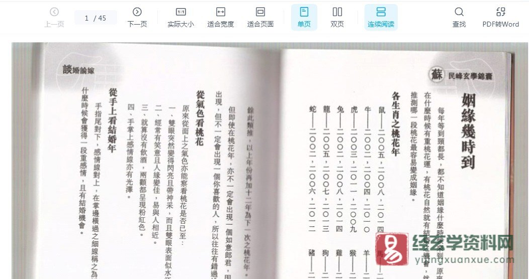 苏民峰著《玄学锦囊》电子书PDF_易经玄学资料网