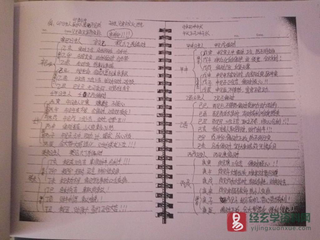 图片[3]_刘世存-人生基因八字笔记资料（33图片）_易经玄学资料网