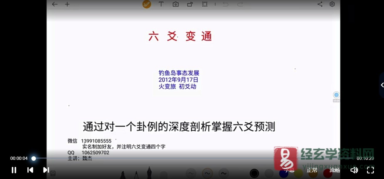 魏杰老师 六爻卦意卦象变通预测法 六爻网授视频教学（视频17课+讲义）_易经玄学资料网
