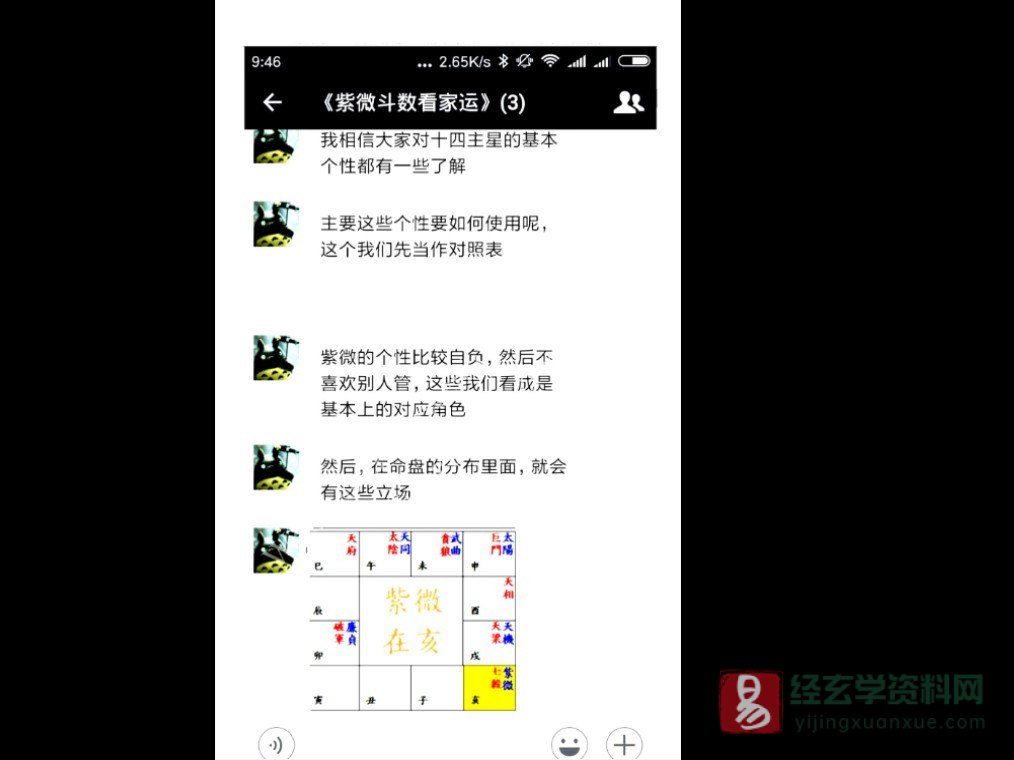 图片[3]_依婷《紫微斗数看家运》课件（课件25页+授课截图156页）_易经玄学资料网