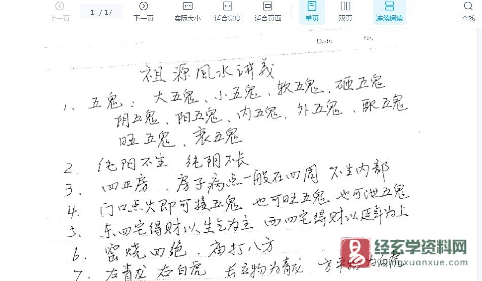 图片[4]_皇家祖源全套风水资料 真八宅派王建刚绝笔授徒PDF电子书资料（8套资料）_易经玄学资料网