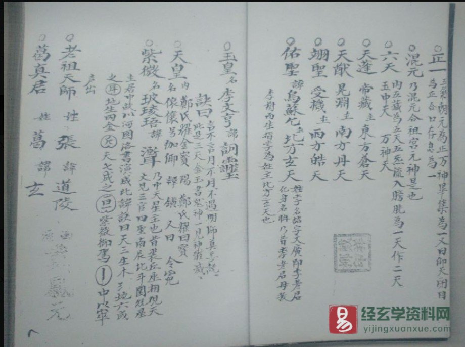 图片[4]_道家古籍《清微雷门天机》民间手抄本（57页）_易经玄学资料网