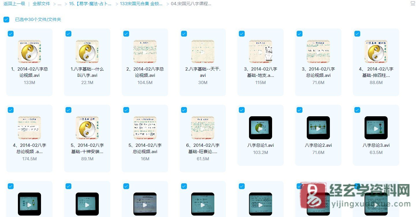 图片[2]_宋国元八字基础课程讲座（视频30讲）_易经玄学资料网