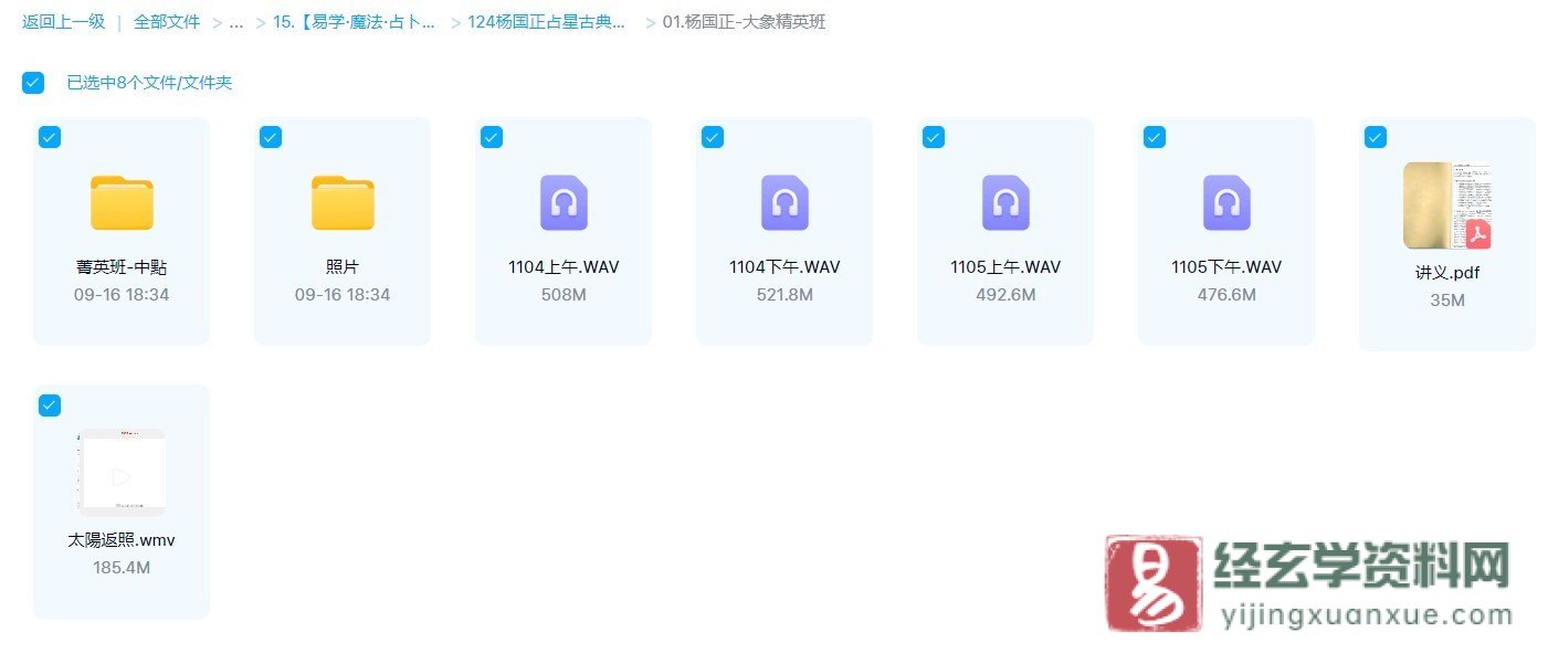 图片[3]_杨国正-西洋占星学大象精英班（录音+讲义+课堂资料）_易经玄学资料网