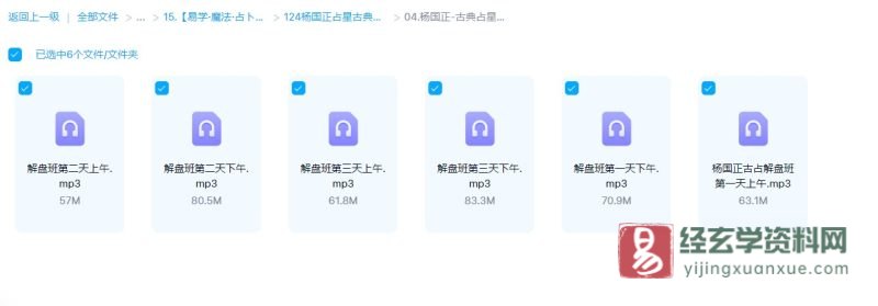 杨国正-古典占星面授解盘班_易经玄学资料网