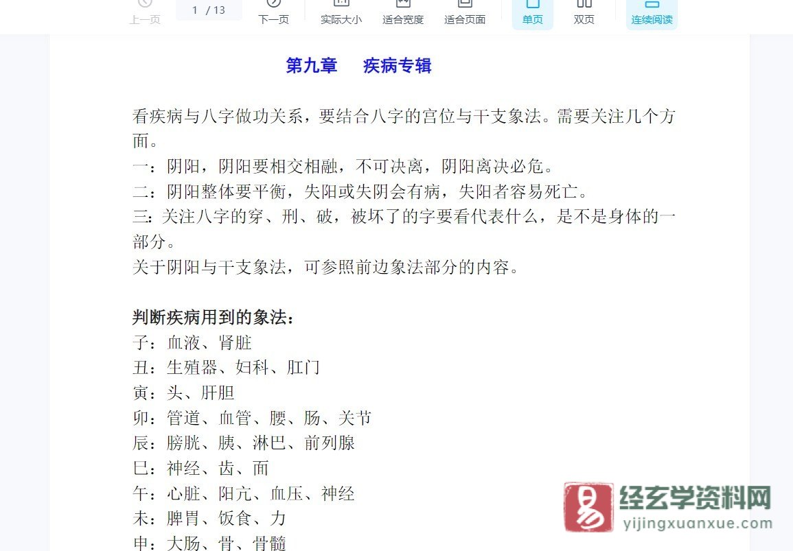 图片[4]_段建业-高级课程职业疾病婚姻及应期WORD电子版资料（20份）_易经玄学资料网