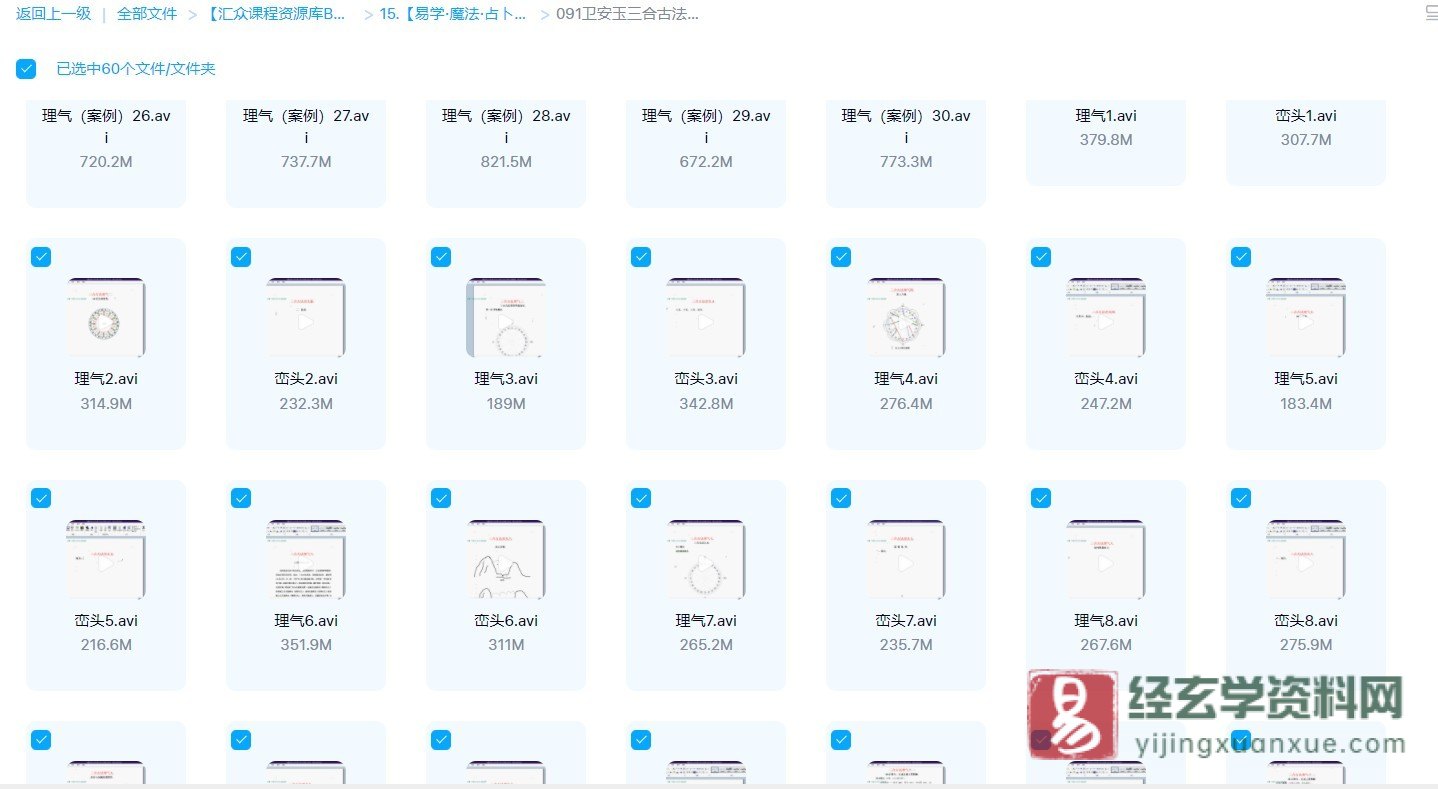 图片[1]_卫安玉《三合古法风水卫峦头理气》（视频60集）_易经玄学资料网