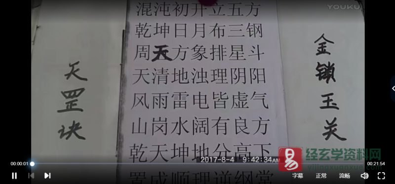 卢晓勇-金锁玉关阴阳风水天罡诀_易经玄学资料网