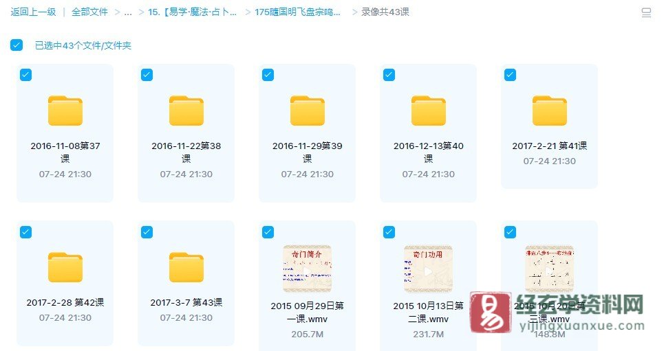 图片[4]_隨国明-飞盘谦宗奇门遁甲第三期培训班录像（视频43集+pdf课件）_易经玄学资料网