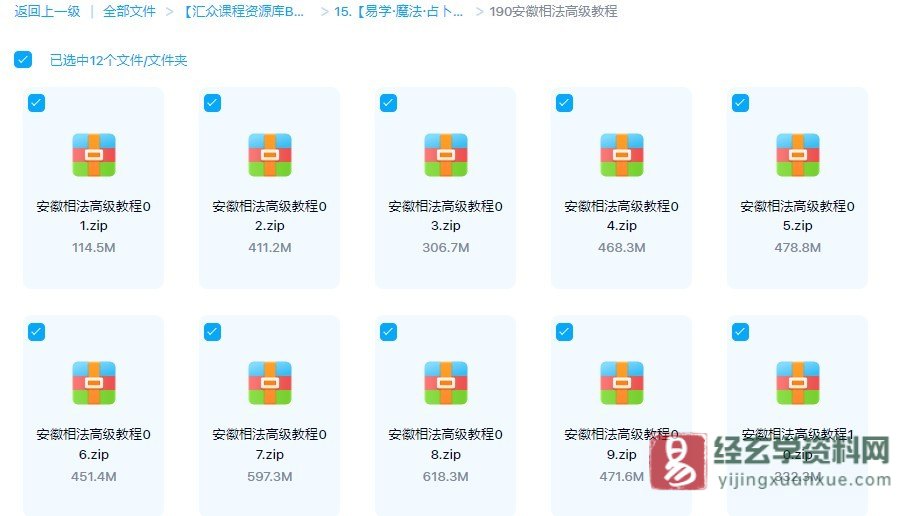 安徽相法高级教程（视频12讲）_易经玄学资料网