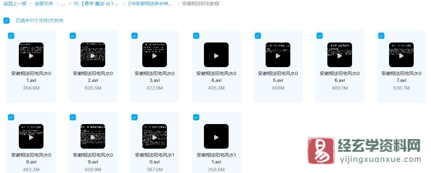 图片[2]_安徽相法阳宅风水教程（视频11集）_易经玄学资料网