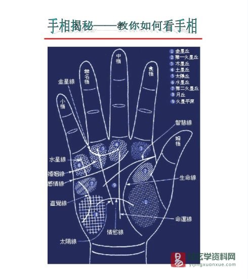 《手相揭秘——教你如何看手相》电子版PDF_易经玄学资料网