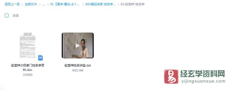 赵宝祥-太极奇门姓名学讲座_易经玄学资料网