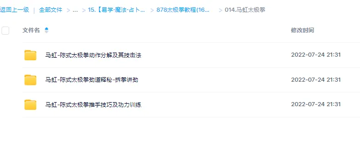 图片[1]_马虹太极拳课程（视频38集）_易经玄学资料网