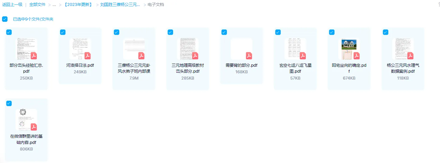 图片[3]_刘国胜-三僚杨公三元元卦风水弟子班内部课程（视频19集+9册PDF讲义资料）_易经玄学资料网