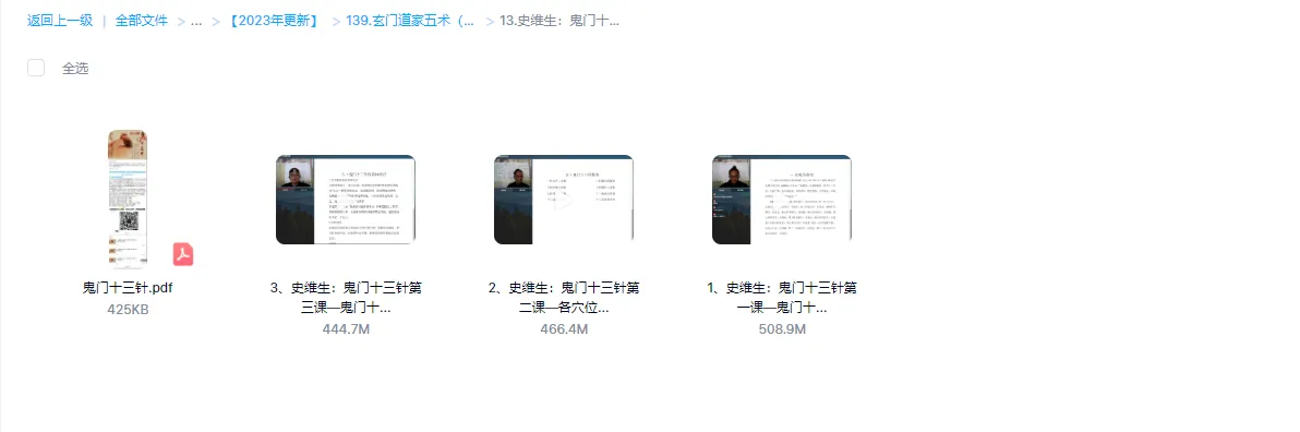 图片[1]_史三一讲授《鬼门十三针》（视频3集）_易经玄学资料网