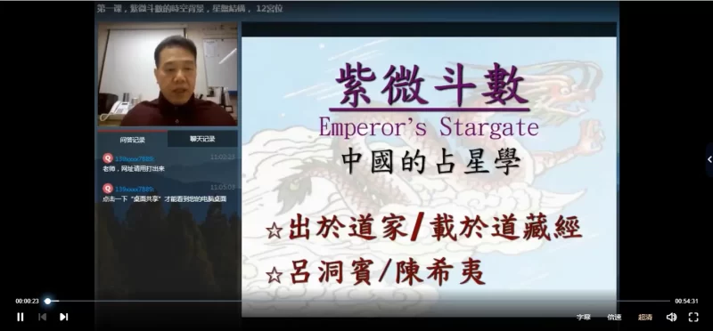 张光贤讲授《紫微斗数》_易经玄学资料网