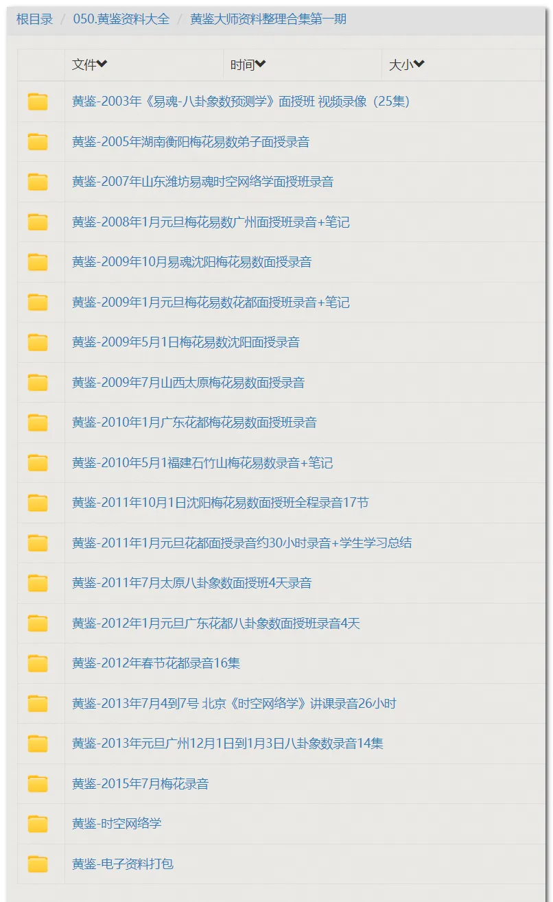 图片[2]_黄鉴老师象数梅花易数风水资料大全（35套课程+电子书资料大全）_易经玄学资料网