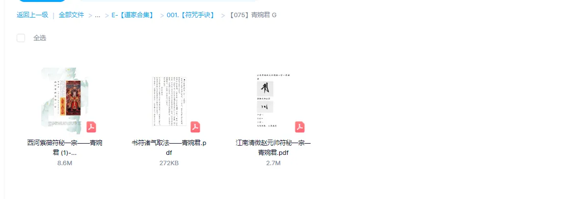 图片[1]_青婉君《书符诸气取法》+《西河紫薇符秘宗》+《江南清微赵元帅符秘宗》电子书（3册电子书）_易经玄学资料网
