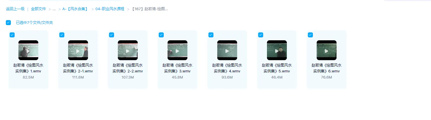 图片[1]_赵若清《绘图风水实例集》绘图风水实例集解说（视频6集）_易经玄学资料网