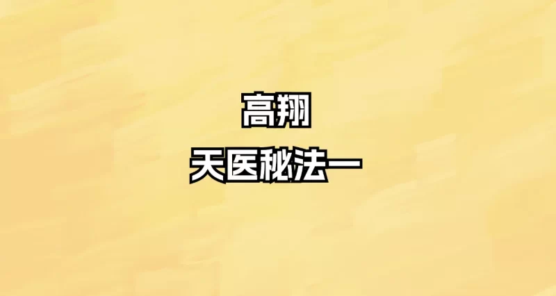 高翔-天医秘法一_易经玄学资料网