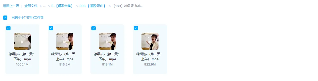 图片[1]_徐熠筱-九宫针疗法临床技术（视频4集）_易经玄学资料网