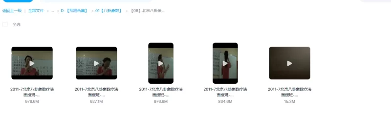 彭爱莲-北京八卦象数疗法面授班5VCD(推荐)_易经玄学资料网
