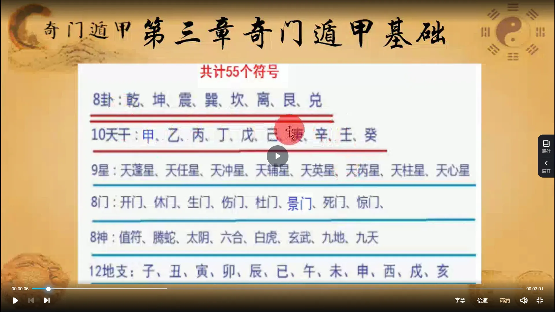 张正熙-茅山派奇门遁甲视频课程（视频97集）_易经玄学资料网