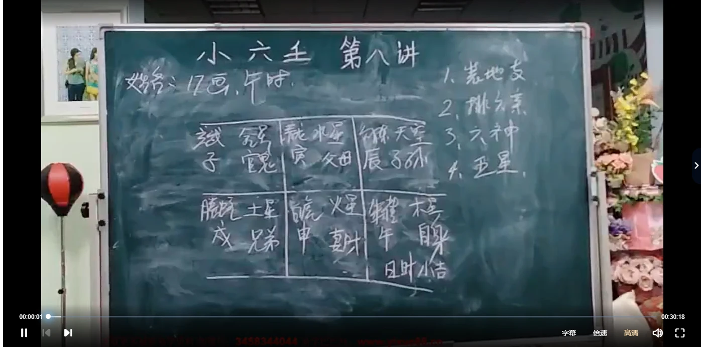 古法小六壬精解（视频22集）_易经玄学资料网