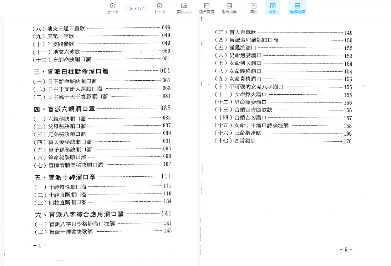 图片[2]_玄真《盲派溜口金诀》PDF电子书（174页）_易经玄学资料网