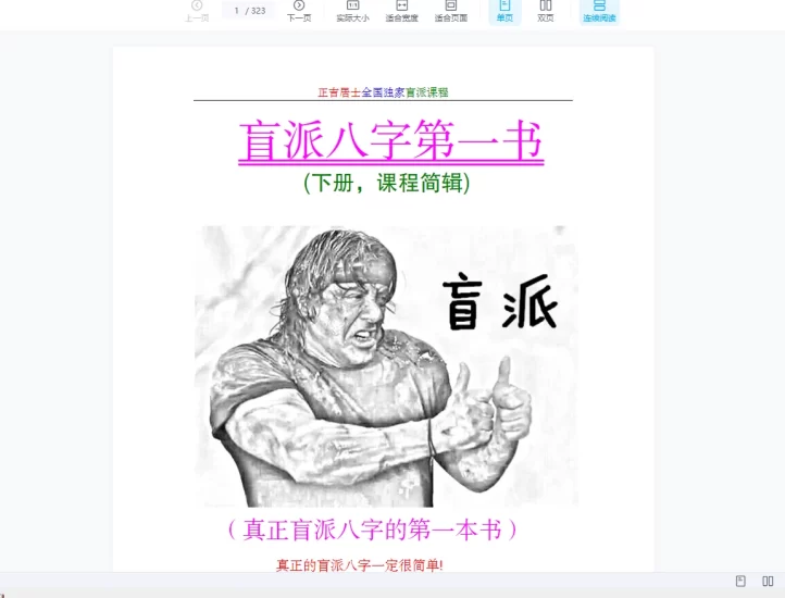 正吉居士-盲派命理三大法宝、破例大公开、串宫秘籍与盲斗PDF电子书合集_易经玄学资料网