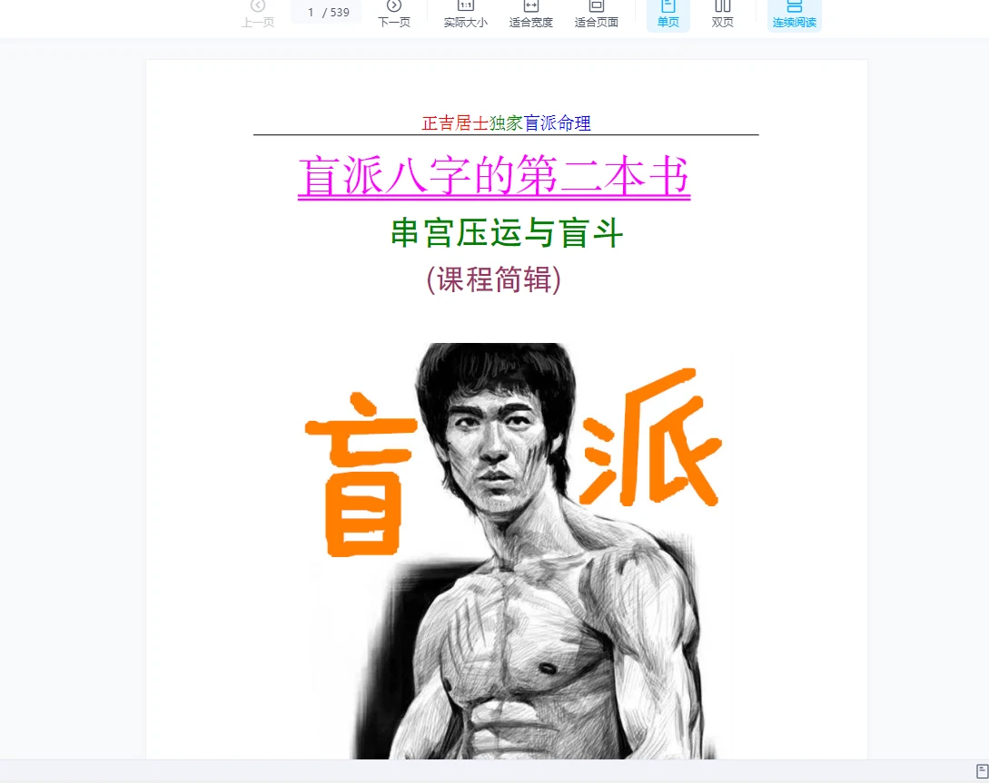 图片[5]_正吉居士-盲派命理三大法宝、破例大公开、串宫秘籍与盲斗PDF电子书合集（共10本）_易经玄学资料网