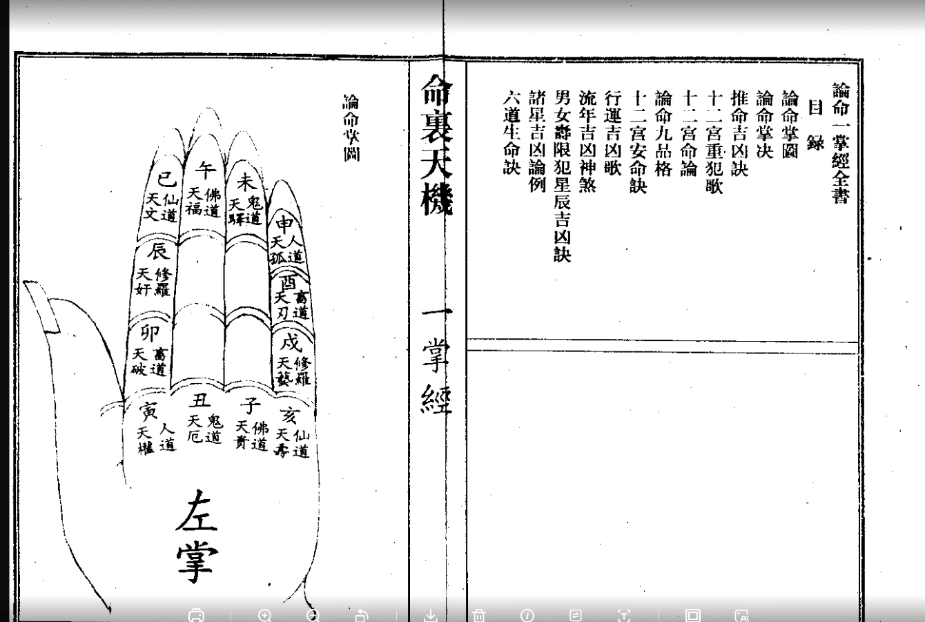 图片[2]_一行禪師著《命理天机一掌经》22张图片_易经玄学资料网