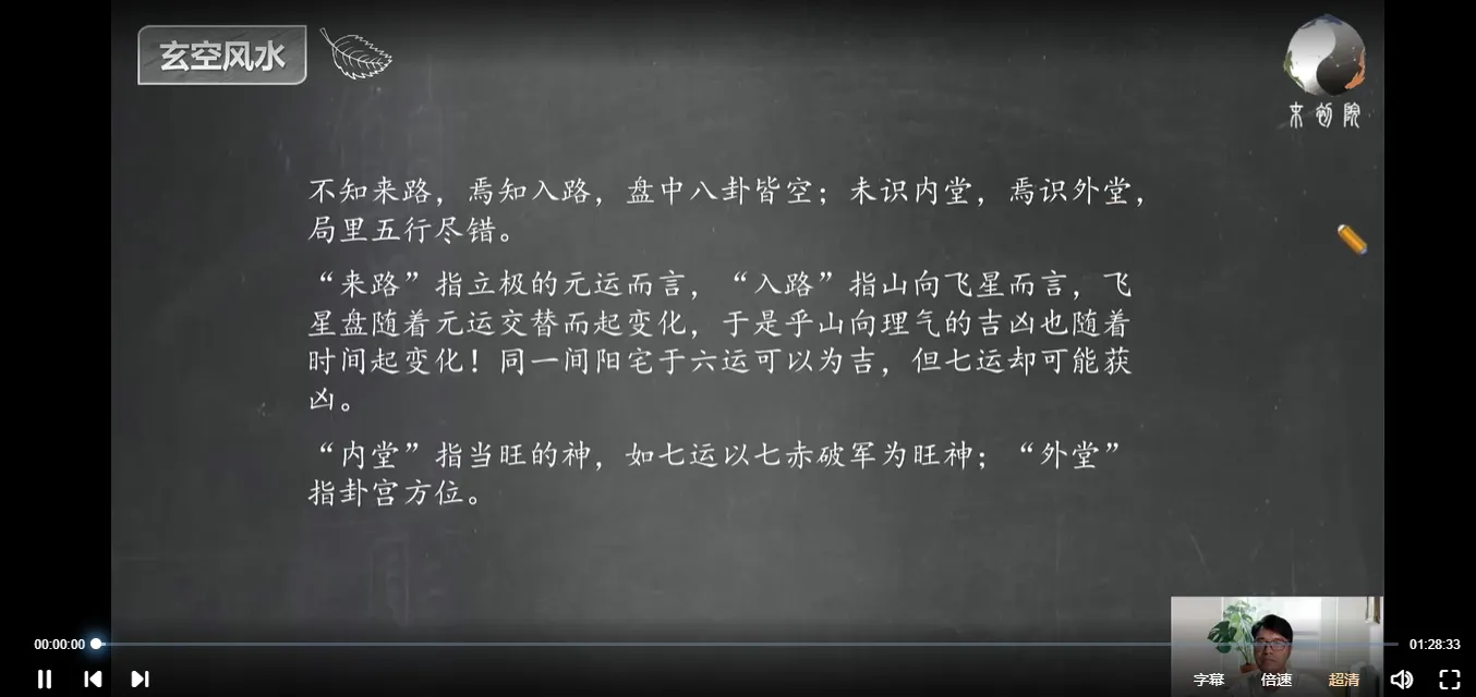 图片[4]_邱未初《玄空飞星师承课》（视频12讲）_易经玄学资料网