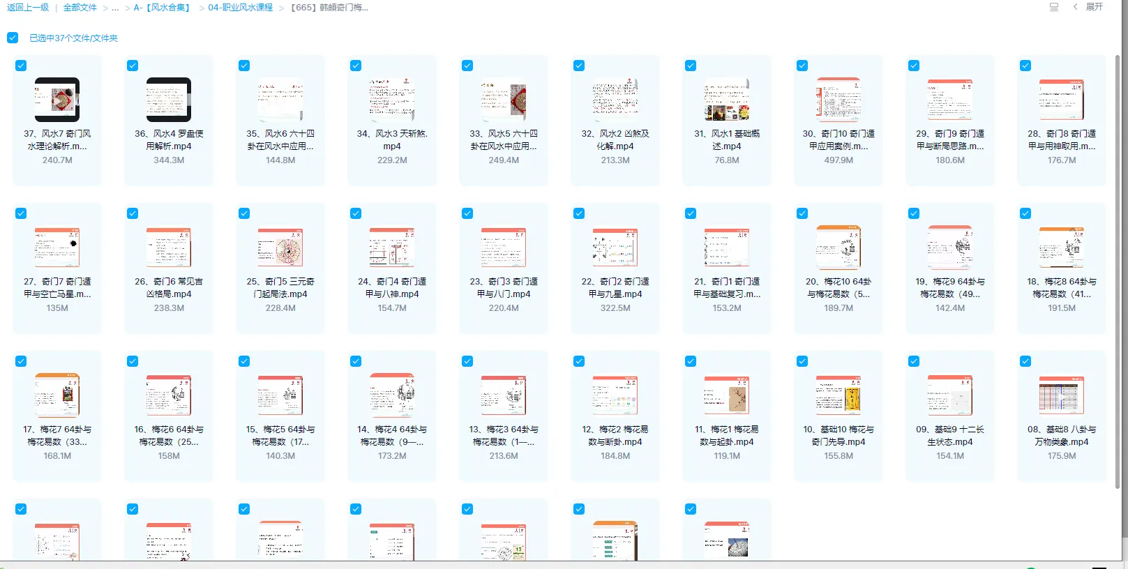 图片[1]_韩頔-奇门梅花风水（视频37集）_易经玄学资料网