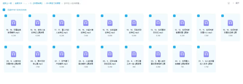 《人生与财富精解》音频19节_易经玄学资料网