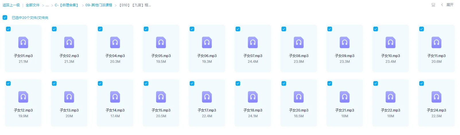 【九宫】程天相-子女宫（录音24集）_易经玄学资料网