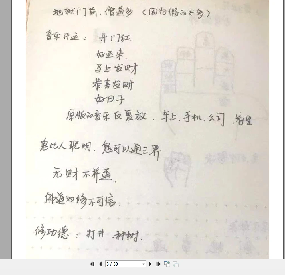 图片[3]_秦万峰《六目道法》电子书手写笔记PDF（38页）_易经玄学资料网
