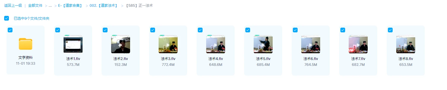 图片[1]_正一法术视频（课程8集+讲义10份）_易经玄学资料网