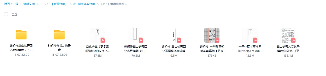 图片[1]_钟明修《紫薇斗数》讲课录音+多个PDF紫薇斗数讲义_易经玄学资料网
